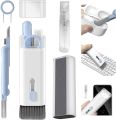 7 in 1 Electronic MultiCleaner kit brush, Cleaning Kit for Monitor Keyboard Airpods, Screen Dust Brush Including Soft Sweep, Swipe, Airpod Cleaner Pen, Key Puller and Spray Bottle(Multi Color). 