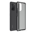 lthmy for Xiaomi Poco F3 Shockproof Hard Case Full Protection Back Cover Matte Transparent anti-yellow Casing. 