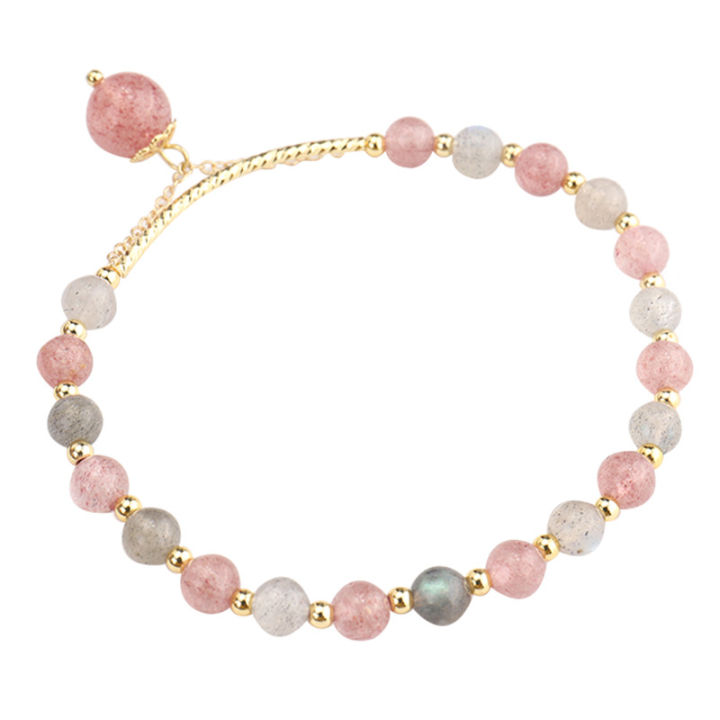 %E3%80%90Mega%20Sale%E3%80%91Natural%20Tourmaline%20Female%20Korean%20Style%20Cute%20Mori%20Style%20INS%20Crystal%20Bracelet%20Design%20Bracelet%20-%20Image%205