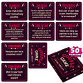 A Set Couple Game 50Cards Outdoor Sport Night Desktop Games Interactive Toys Prop Card Ask Or Answer Truth Or Dare English Play. 