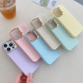 HOCE Leather Texture Phone Cases For iPhone 16 15 14 13 12 Pro Max 16 Plus Case Solid Color Shockproof Soft Silicone Matte Cover. 