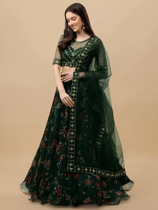 Embroidered%20Semi%20Stitched%20Net%20Lehenga%20Choli%20with%20Dupatta%20for%20Women,%20Wedding%20and%20Festive%20Wear%20-%20Image%205