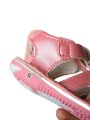 Summer Baby Princess Pink Sandals Soft Sole Shoes For Toddler Baby Girl. 
