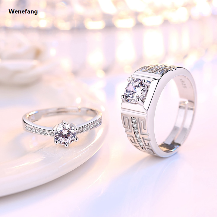 Wenefang%20Real%20925%20Sterling%20Silver%20Woman's%20High%20Quality%20Jewelry%20%E3%80%902025%20Version%E3%80%91%20New%20Crystal%20Zircon%20Couple%20Ring%20For%20Men%20XY0396%20-%20Image%205