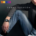 SKMEI 1381 Luxury Electronic LED Digital Military Multifunction Stainless Steel Watch For Men - Black. 