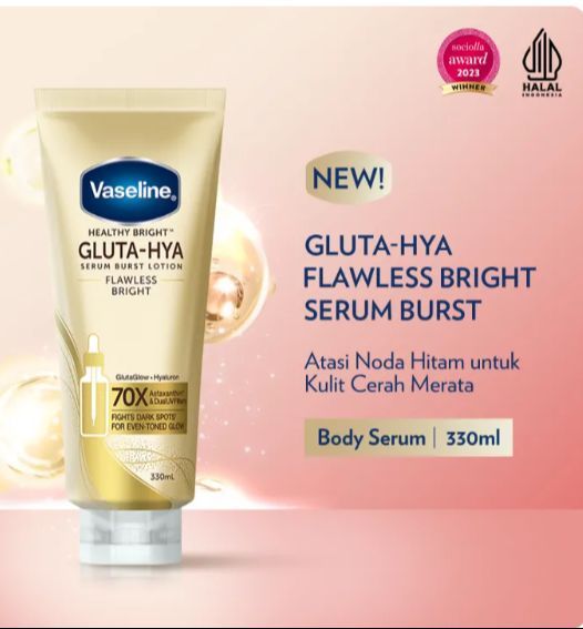 Vaseline Gluta-Hya Flawless Glow Body Lotion, 330ml
