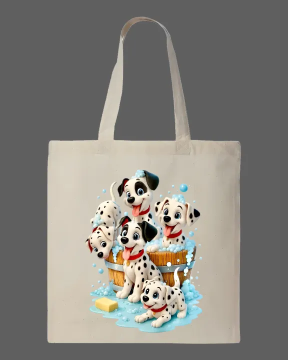 Cute%20Dalmatian%20Puppies%20Bathing%20Graphic%20Printed%20Canvas%20Tote%20Bag%E2%80%93%20Eco-Friendly%20Cotton%20Shoulder%20Shopping%20Bag-White,%20Black%20-%20Image%203