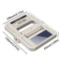 Rechargeable Multifunctional Emergency Light Foldable Rainproof Camping Lantern Solar Powered 5 Lighting Modes Solar Lighting Lamp Household Power Outage. 