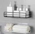 Self-Adhesive GI-Steel Bathroom Shelf-Multipurpose Rack. 