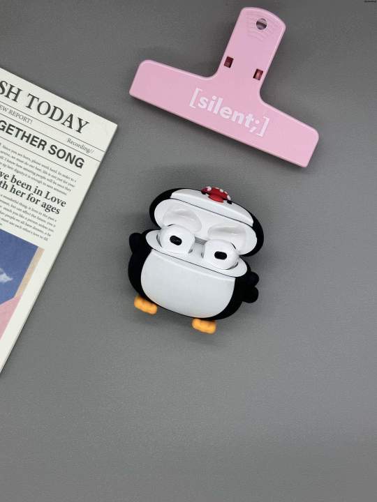 QiyuanshopAffordable%20iPhone%20earphone%20case%20for%20AirPods%20pro%20cartoon%20case%20online%20auction%20ping%20pong%20racket%20Xiaoxin%20crayon%20penguin%204/3/2/1%20-%20Image%204