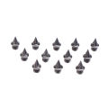 12Pcs Track Field Needle Silver/Gold/Black Camping Running Shoe Spikes Track Field Needle Outdoor Tools Replacements Parts. 