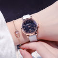 Cherry blossom watch female ins student Starry Sky waterproof atmospheric artistic Starry Sky Mori girl series girl College Style. 