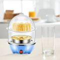 Electric Egg Boiler 2 Layer Rapid Egg Cooker Maker Egg Poacher Food Steamer. 