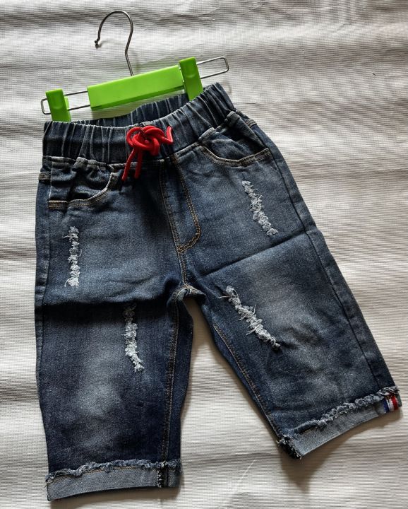 Jeans Half Pant For Baby Girls