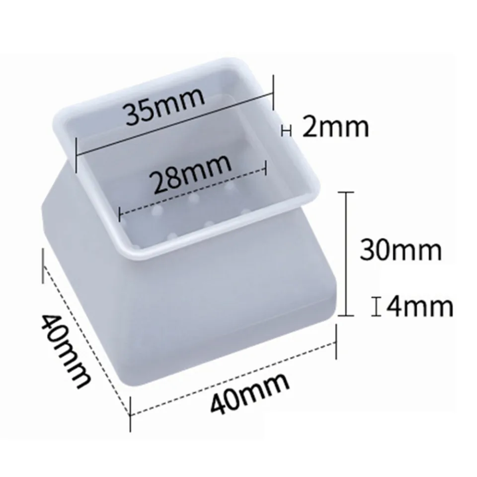 16Pcs Chair Leg Caps Silicone Floor Protector Square Furniture Table Feet Cover Anti Slip Bottom Chair Pads Gray Daraz .np