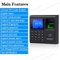 NAMUNY Biometric RFID Access Control System RFID Keypad USB Fingerprint System Electronic Time Clock Attendance Machine. 