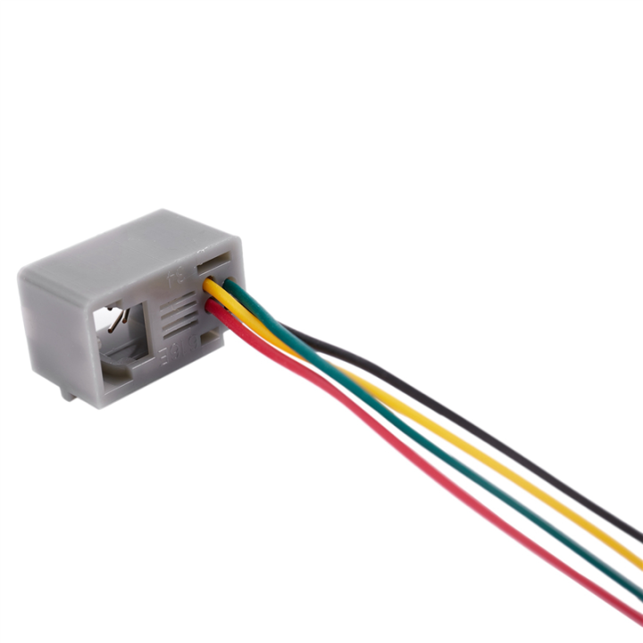 40%20Pcs%20616E%204P4C%20RJ9%20Female%20Telephone%20Connector%20Adapter%20W%204%20Wires%208cm%20-%20Image%207