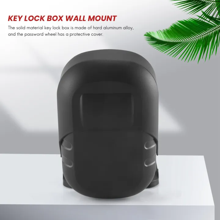 Key%20Lock%20Box%20Wall%20Mount%204%20Digit%20Combination%20Weatherproof%20Key%20Storage%20Lock%20Box,%20Large%20Capacity%20Security%20Combo%20Lockbox%20-%20Image%204