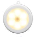 NEW 【Innovative design】LED night light Motion Sensor Indoor round Night Light Motion Sensor lamp for Hallway Bathroom Bedroom Stairs Corridor. 