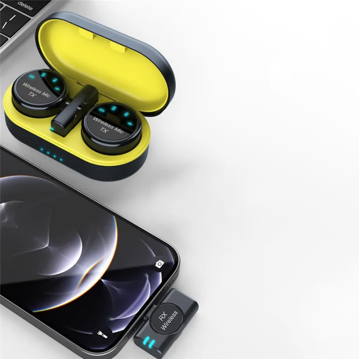 JAERBEE%20Magnetic%20Wireless%20Lavalier%20Microphone%20Audio%20Video%20Recording%20Microphone%20Noise%20Reduction%20with%20Charging%20Case%20for%20Ios%20-%20Image%205