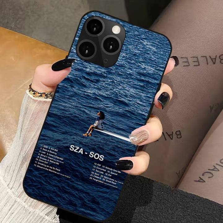 Singer%20SZA%20SOS%20Phone%20Case%20For%20iPhone%2011%2012%20Mini%2013%2014%20PRO%20XS%20MAX%20X%20XR%206%207%208%20Plus%20Shell%20-%20Image%203