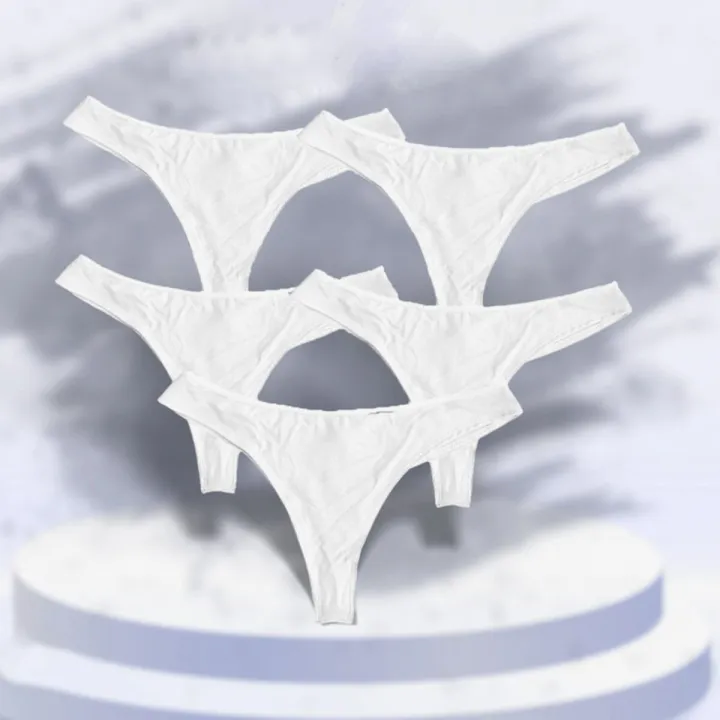 Livingtex%20Premium%20White%20Thongs%20For%20Women-%205%20Pcs%20-%20Image%202