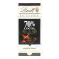 Lindt Excellence 70% Cacao Dark Choclate 100Gm. 