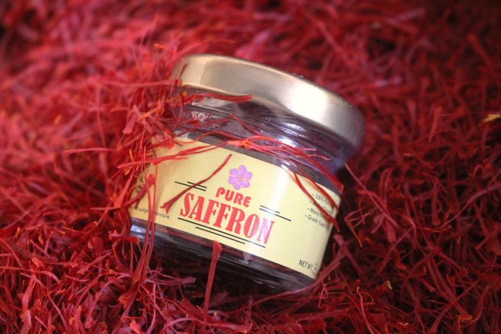 Pure Saffron ( Keshar ) Available in Half gm (0.5) ,1gm, 3gm, 5gm, 10gm, 25gm (All Red Filaments)