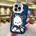 Jizetin for Realme 10 Back Cover Cartoon Pochacco Square Camera Soft Rubber Phone Case. 