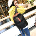 2024 Back To School Season Large Capacity Student Backpack Casual Solid Color Oxford Backpack Multi Functional Simple Bag. 