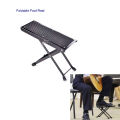 Guitar Foot Rest Stool Height Adjustable Foot Stand Excellent Stability With Rubber End Caps And Non-slip Rubber Pad, Foot Bench Guitar Accessories. 