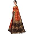 SBM Floral Printed Kalamkari Aet Silk Saree. 