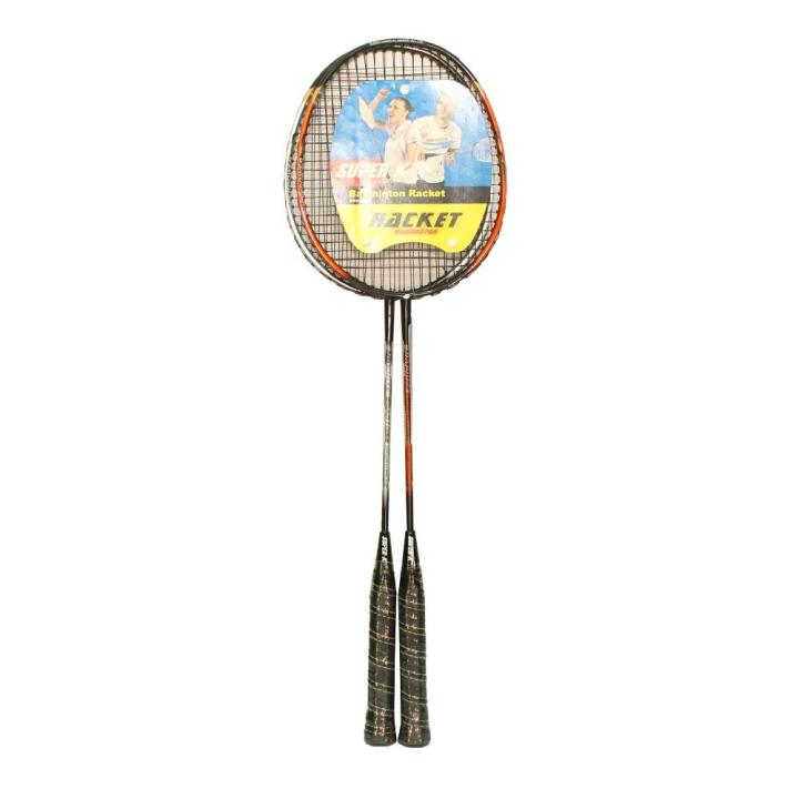 Super-K Set Of 2 Orange/Black Badminton Racket - Sda01028