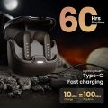 GOBoult Audio Z40 Wireless Earbuds With 60H Battery Life 10mm Rich Bass Drivers, IPX5, Ear Buds TWS, Type-C Fast Charging, Zen™ ENC Mic, Low Latency Gaming. 