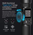 Feiyutech Ak2000 3-Axis Gimbal Stabilizer For Dslr Digital Camera Smart Touch Panel Wifi Bluetooth Connection Hunting Mode. 