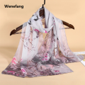 Wenefang 2024 New Fashion Summer Women Paisley Beach Scarf Chiffon Silk Shawls New Headband Female Headband Wraps Sunscreen Hijab Wholesale. 