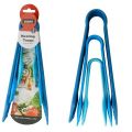 Handy Housewares 3 Piece Nesting Serving Tongs Set - 6", 8" and 10" Tongs,Colour Randomly. 