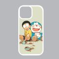 NexNep Doraemon iPhone 14 Plus Printed Hard Phone Case Cover. 