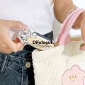 Difutagui Mirror Scalp Square Set Mirror Comb 2 Portable Mini Inch Bow Massage Original Comb With Cute Pocket Mirror Airbag Hairbrush Makeup Tool. 