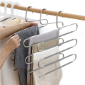 S-Shaped Pants Hanger Stainless Steel Hanger Closet Organizer Pants Jeans Scarf Pants Tie Towel. 