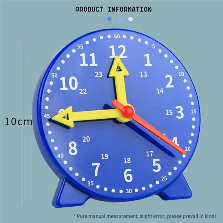 4%20Inch%20Student%20Learning%20Clock%20Time%20Model%20Teacher%20Gear%20Clock%20Three-Hand%20Linkage%2024-Clock%20Watch%20Model%20-%20Image%202