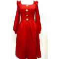 Red One piece Dress For Ladies. 