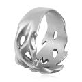 Sale】Jewelry Titanium Steel Tyrannosaurus Rex Ring Retro Trendy Stainless Steel Hollow Dragon Ring Direct. 