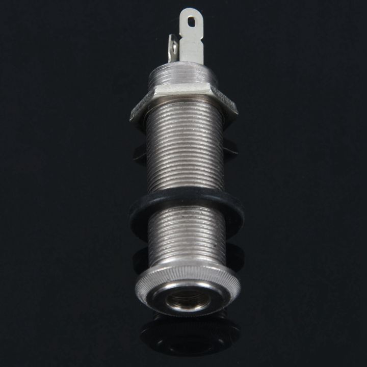 fasdaga%202X%20Electric%20Guitar%20Jack%20Chrome%20Threaded%20Cylinder%20Output%20Input%20Jack%20Plug%20Sockets%201/4%20Inch%20for%20Electric%20Guitar%20-%20Image%208