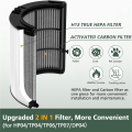 LKPCIGCXM 2X 2 in 1 HEPA and Carbon Filter for TP04 HP04 TP07 TP06 HP06 PH02 PH01 PH03 PH04 HP09 TP09 HP07. 