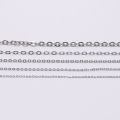 2-5meter 1.2 1.5 2.0 2.4 3.0 mm Stainless steel Link Chain Bulk Necklace Chains For Jewelry Making Findings Supplies Accessories. 
