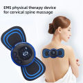 Electric Pulse Neck Massager 8 Modes 19 Gears Cervical Back Muscle Pain Relief Tool Shoulder Leg Body Mini Massage Relax Cushion. 