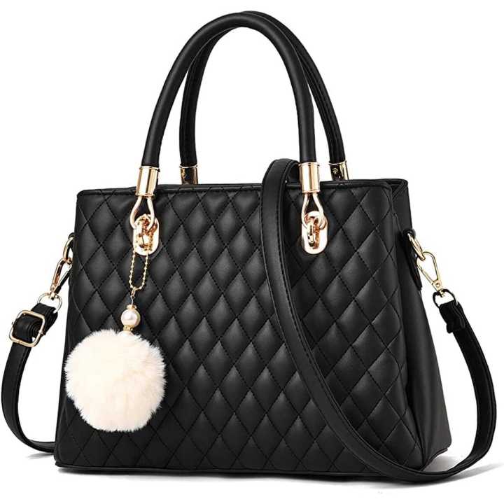 Pu Leather Top Handle Hand Bag for Women