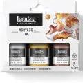 Liquitex Professional Acrylic Ink, Iridescent Set, Pack of 3. 