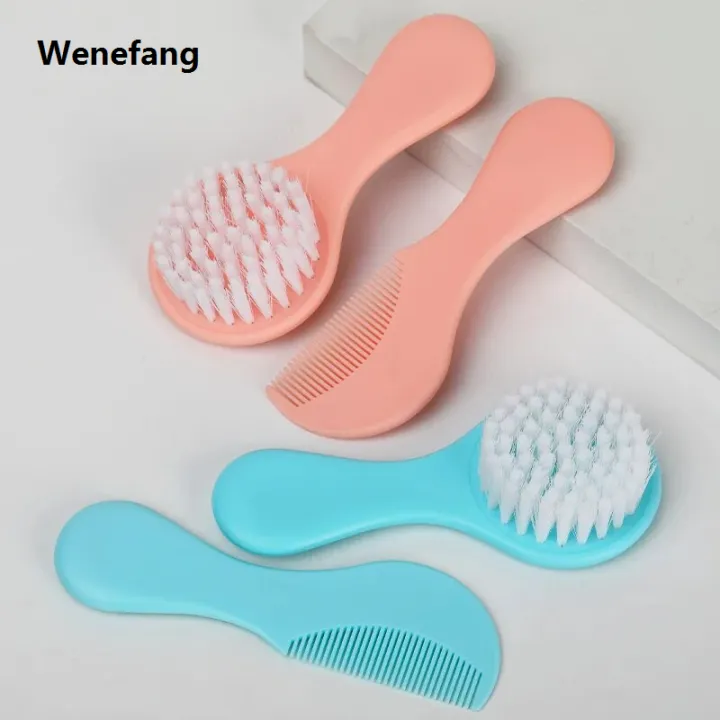 Wenefang%202pcs%20Baby%20Hair%20Brush%20Comb%20Soft%20Baby%20Hair%20Body%20Bath%20Brush%20Baby%20Protect%20Shower%20Hair%20Massage%20Comb%20Newborn%20Wash%20Care%20Cleaning%20Tools%20-%20Image%203